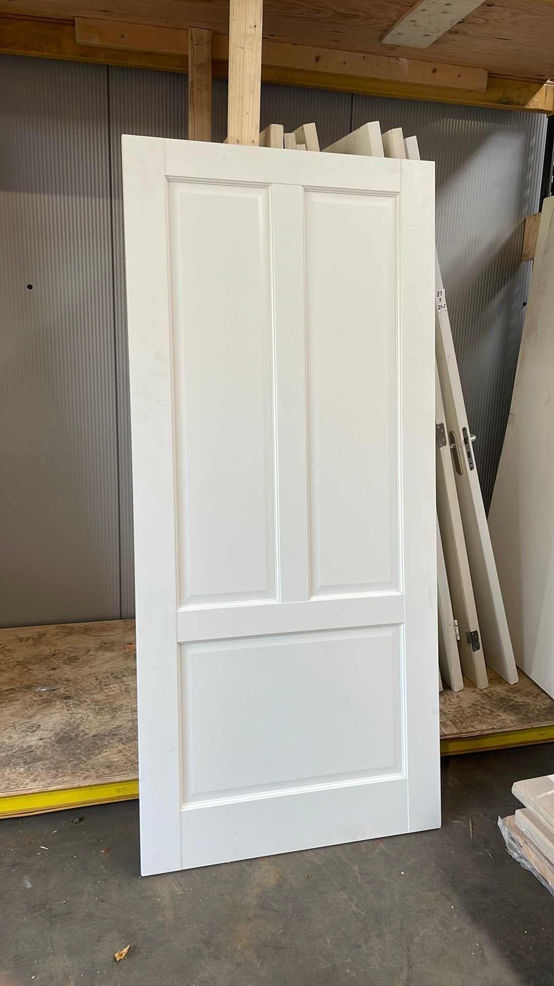 Opdek paneeldeur 93x211,5, Ophalen, Zo goed als nieuw, Binnendeur, 200 tot 215 cm