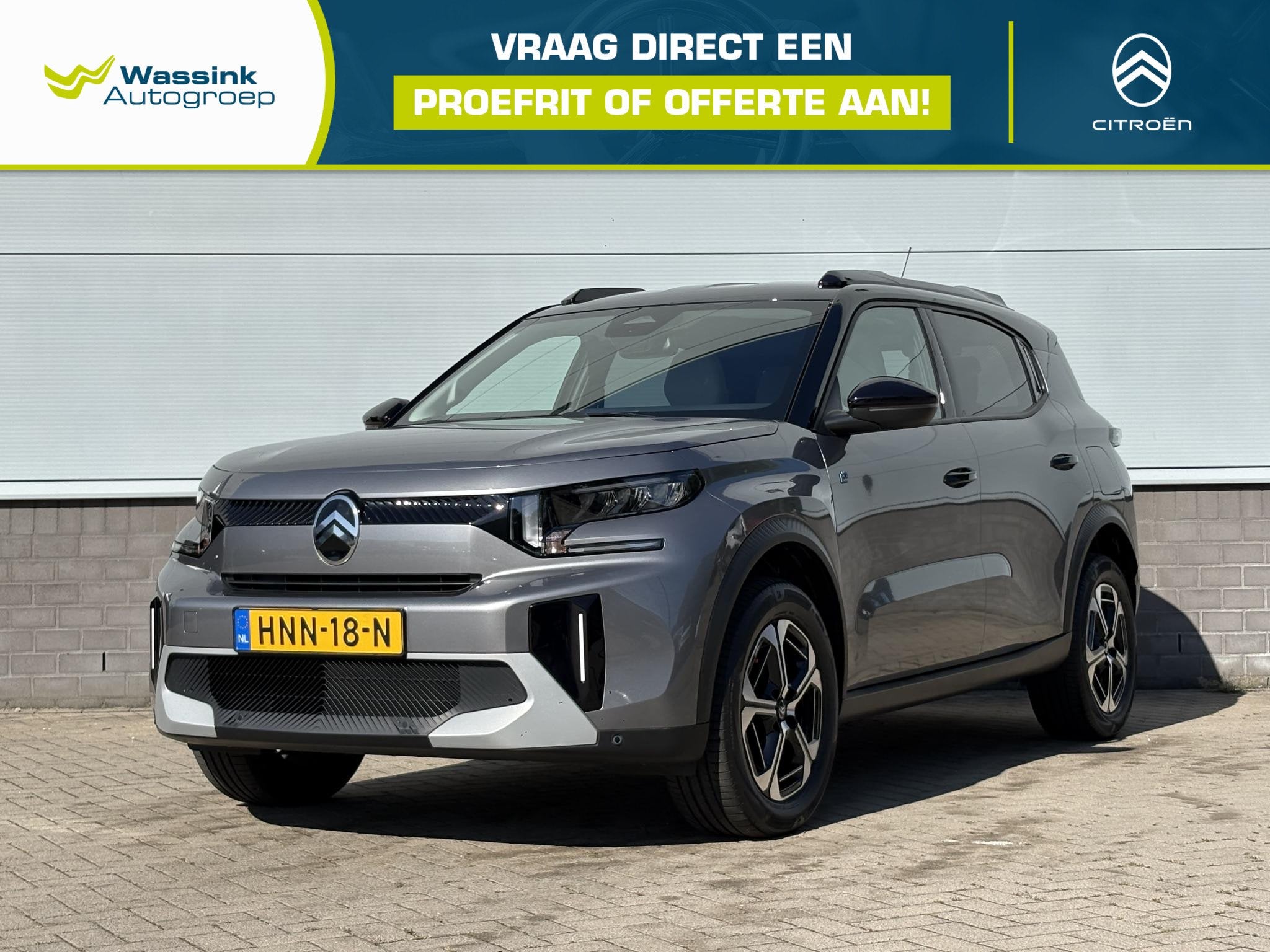 Citroen Ë-C3 Aircross Max 113pk 44 kWh SOH 95% | Apple Carp, Auto's, Dealer onderhouden, Gebruikt, 303 km, Leder en Stof