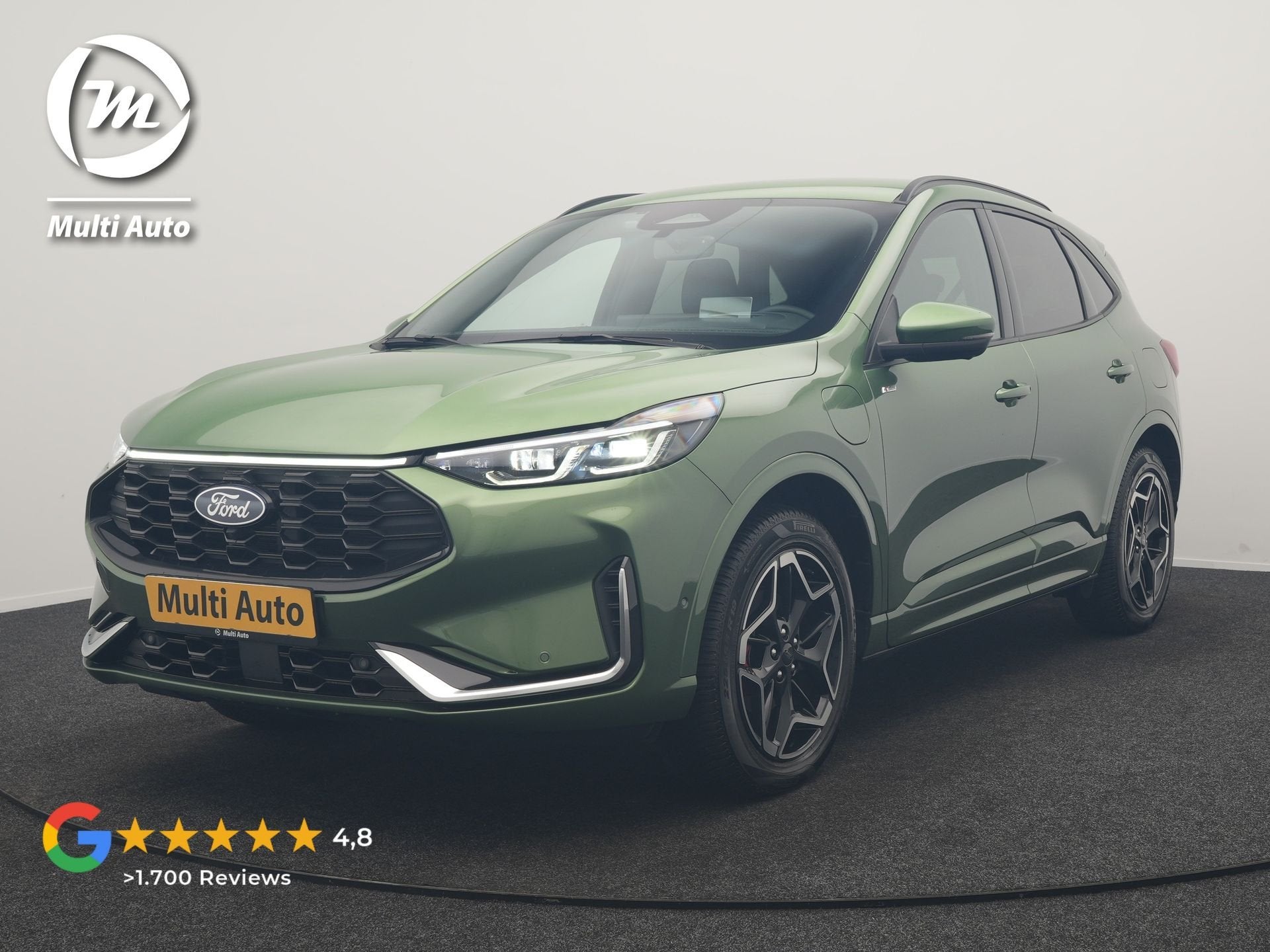Ford Kuga 2.5 PHEV ST-Line X FACELIFT 243pk | Trekhaak Af Fa, Auto's, Gebruikt, Zwart, 4 cilinders, Plug-in hybride