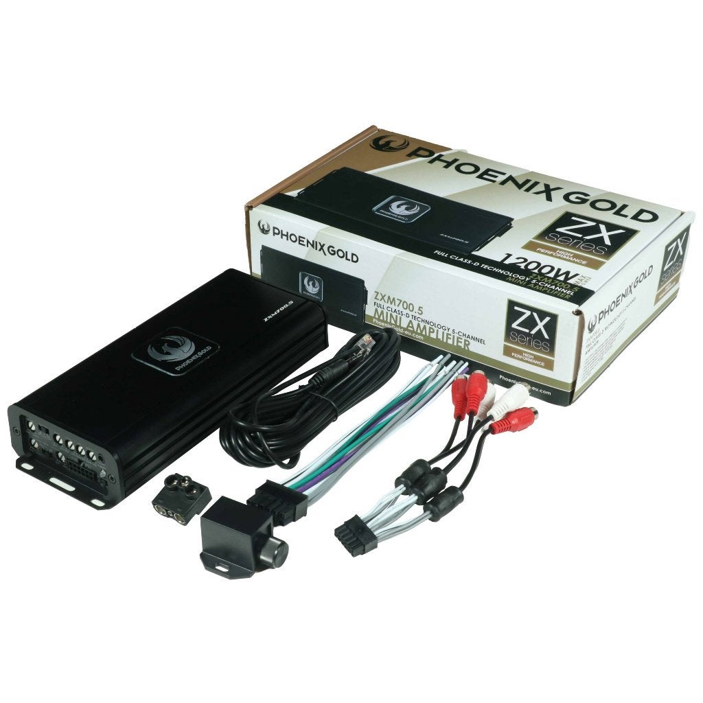 Phoenix Gold ZXM700.5 5 kanaals versteker 700W RMS, Auto diversen, Hifi-Focus, Aalsmeerderweg 173 1432 CL, Aalsmeer, Nieuw, Ophalen of Verzenden