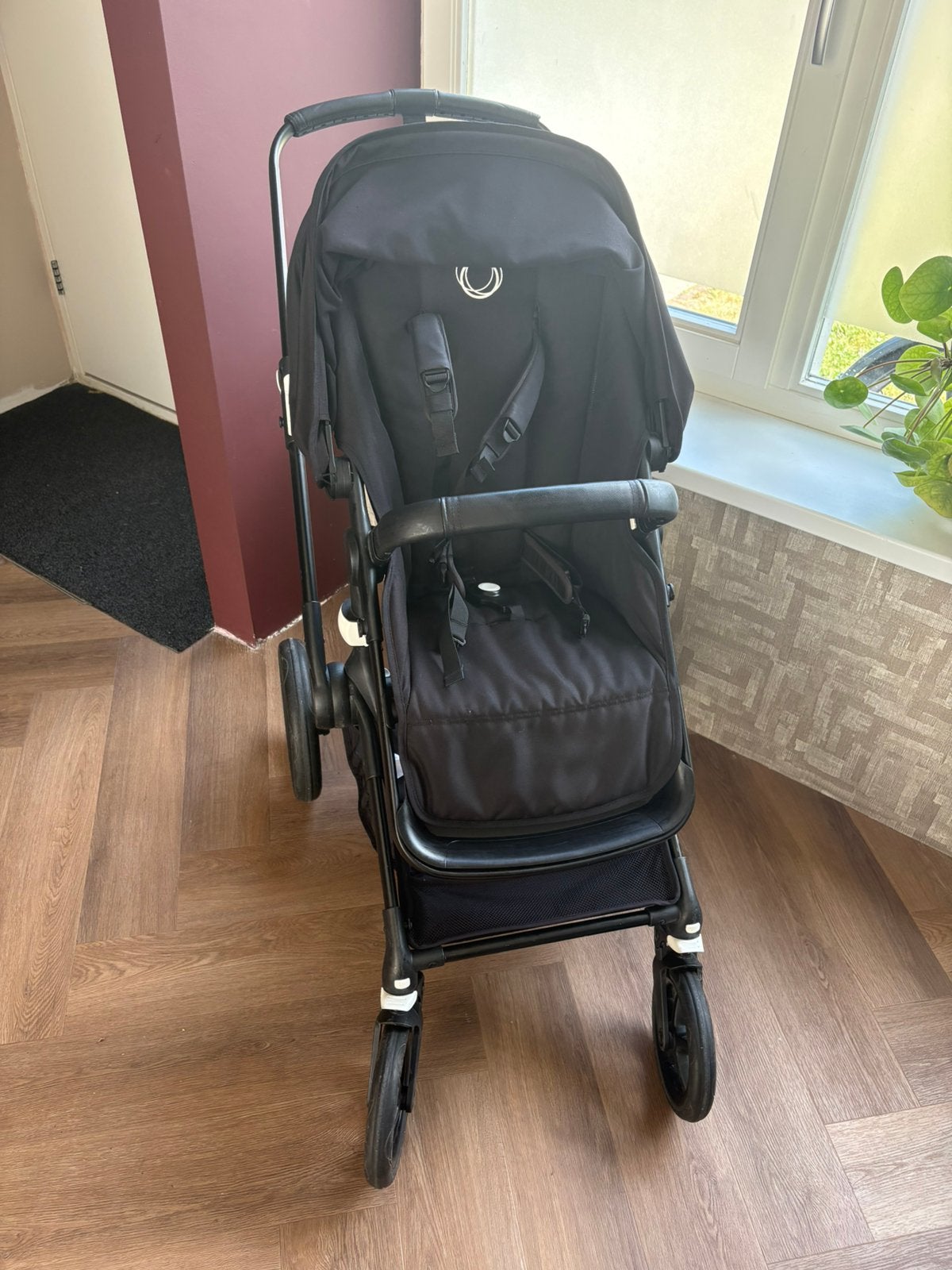 Bugaboo fox 2 zwart + meerijdplankje compleet, Ophalen, Zo goed als nieuw, Bugaboo