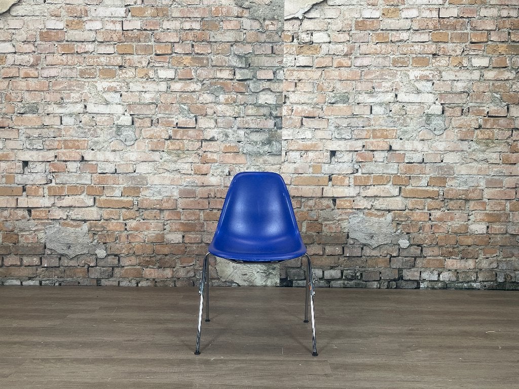 Vitra DSS- Blauw Kunststof | Charles & Ray Eames, Ophalen, Leer, Blauw, Design