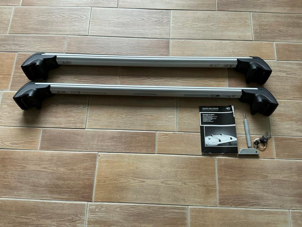 Originele MINI dakdragers Type F54/R60 - Zo goed als nieuw, Auto diversen, Dakdragers, Ophalen, Zo goed als nieuw