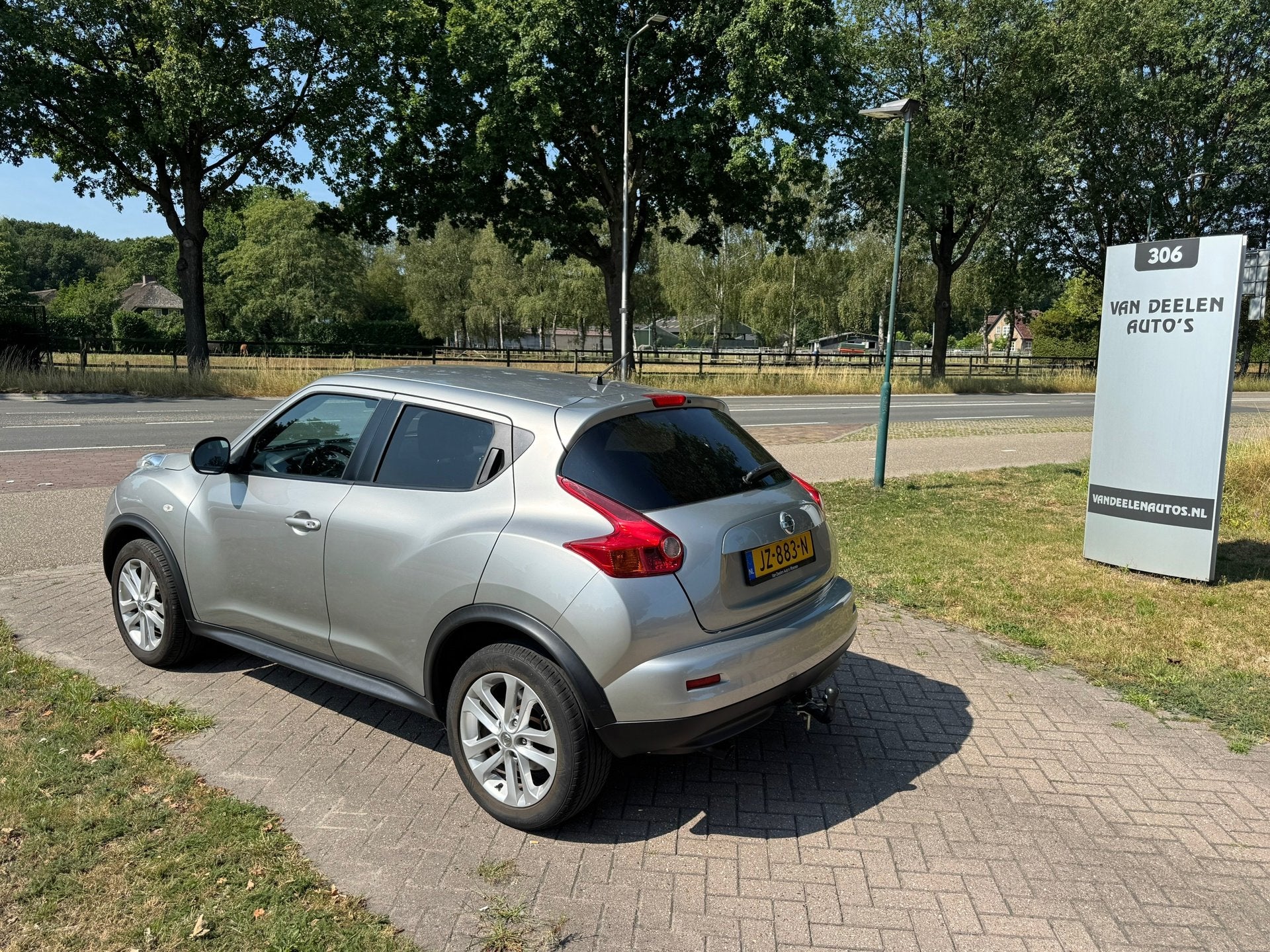 Nissan Juke 1.6 Tekna, Auto's, Euro 5, Gebruikt, 49 €/maand, Leder