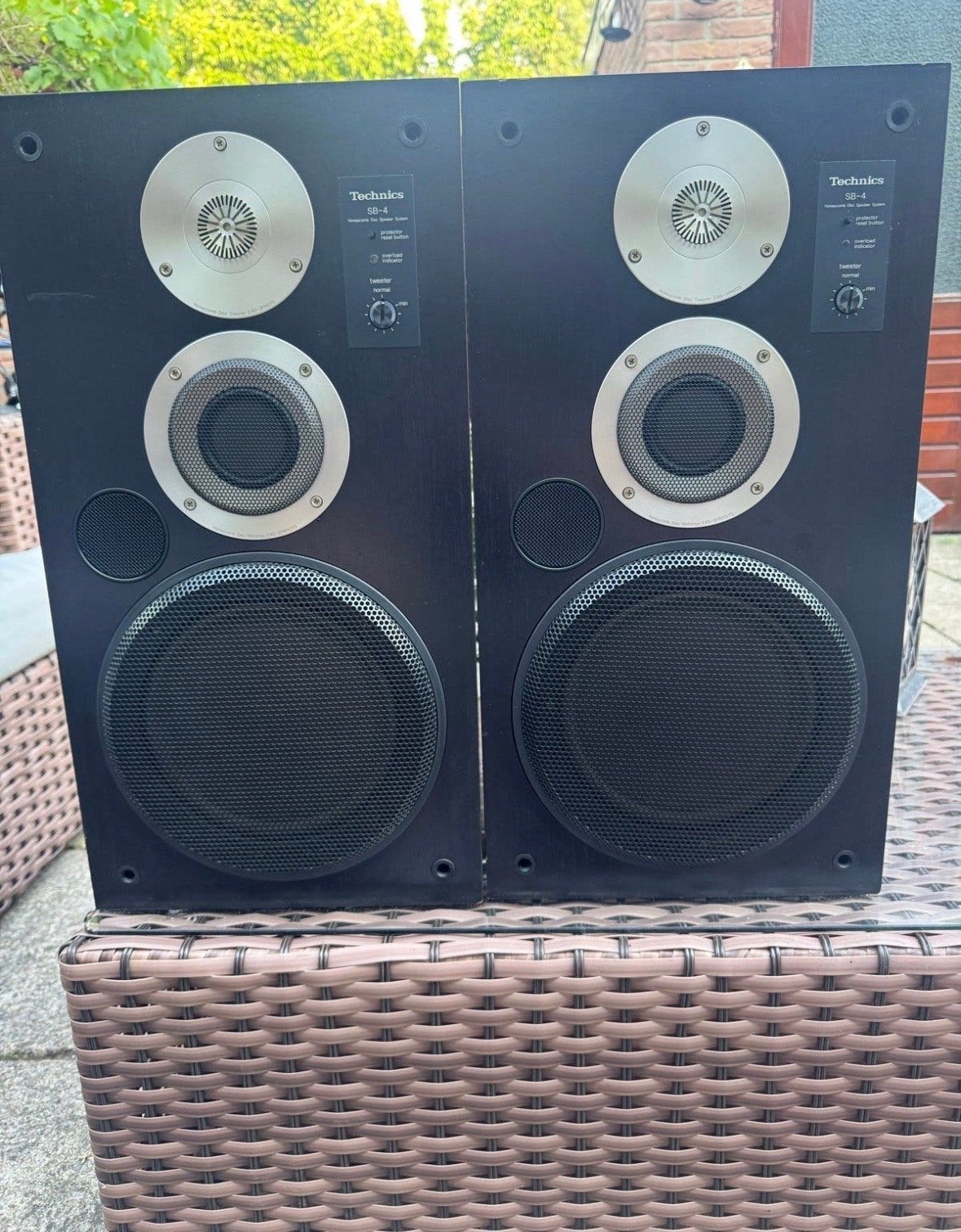 Technics SB-4 Honeycomb Disc Speaker System, Ophalen, Gebruikt, Stereo speakers, Overige merken