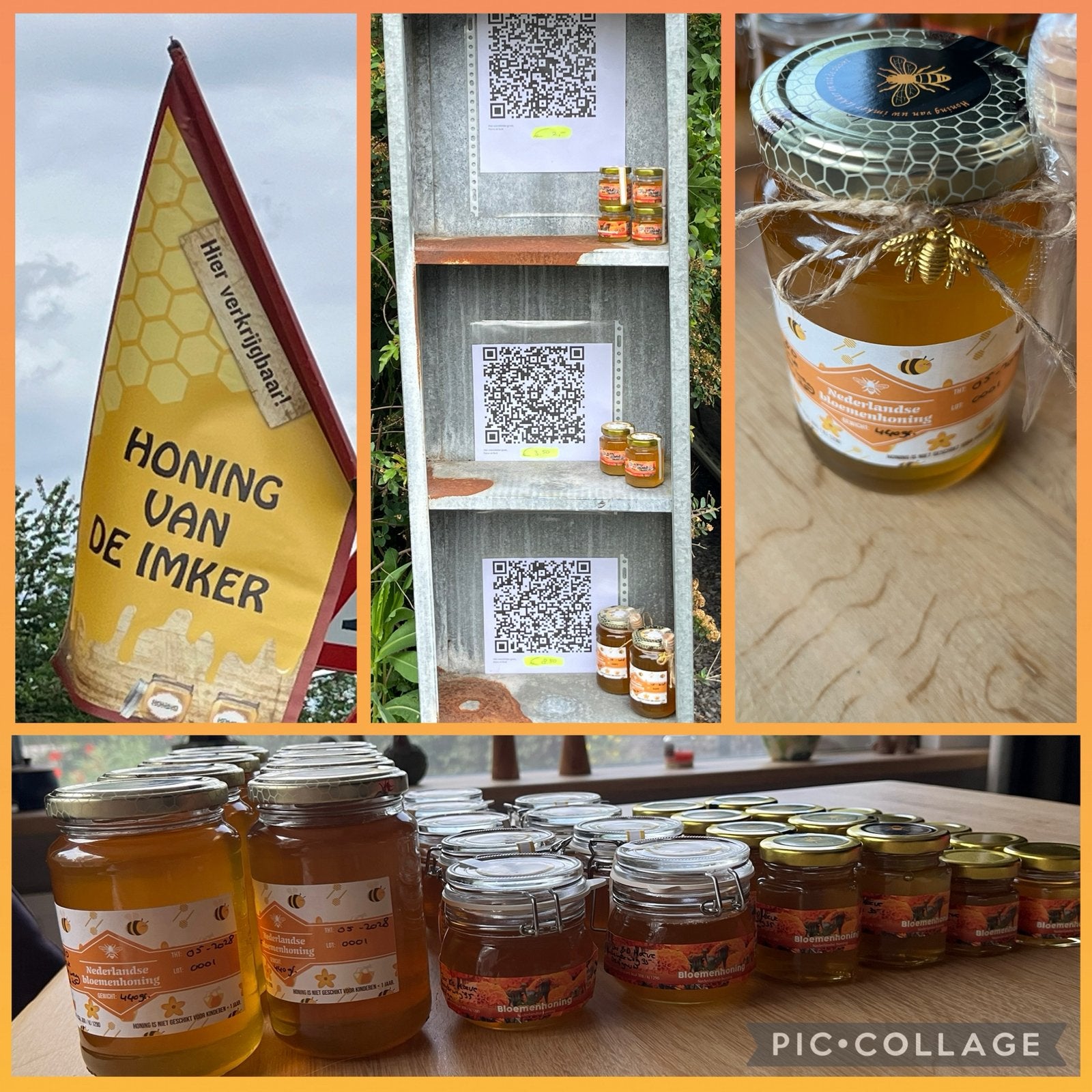 Uitverkocht voorjaarsbloemenhoning, Ophalen