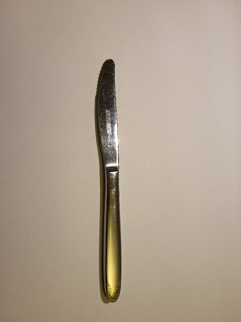 GERO Zilmeta  Fruitmesje gekarteld model 507 "polka", Antiek en Kunst, Antiek | Bestek, Ophalen of Verzenden