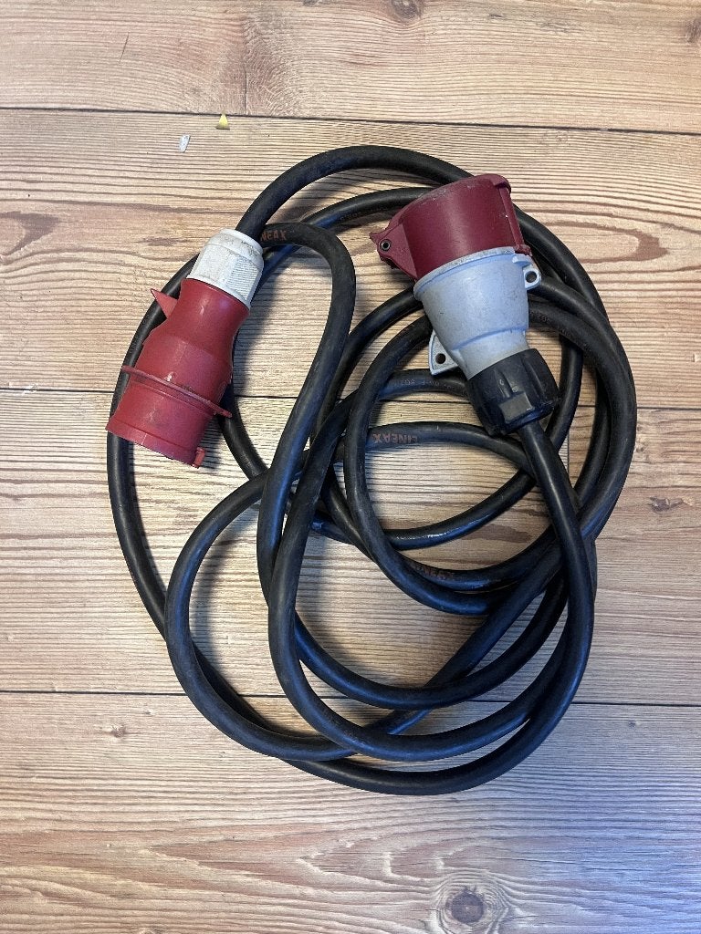 Krachtstroom verlengkabel 5 meter, Ophalen, Gebruikt, Kabel of Snoer