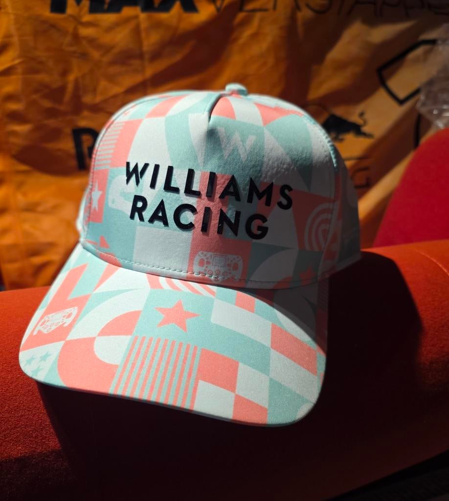 Williams F1 Racing Miami 2025 Special Edition Beach Cap, Kleding | Heren, Nieuw, Pet, Williams Racing, One size fits all