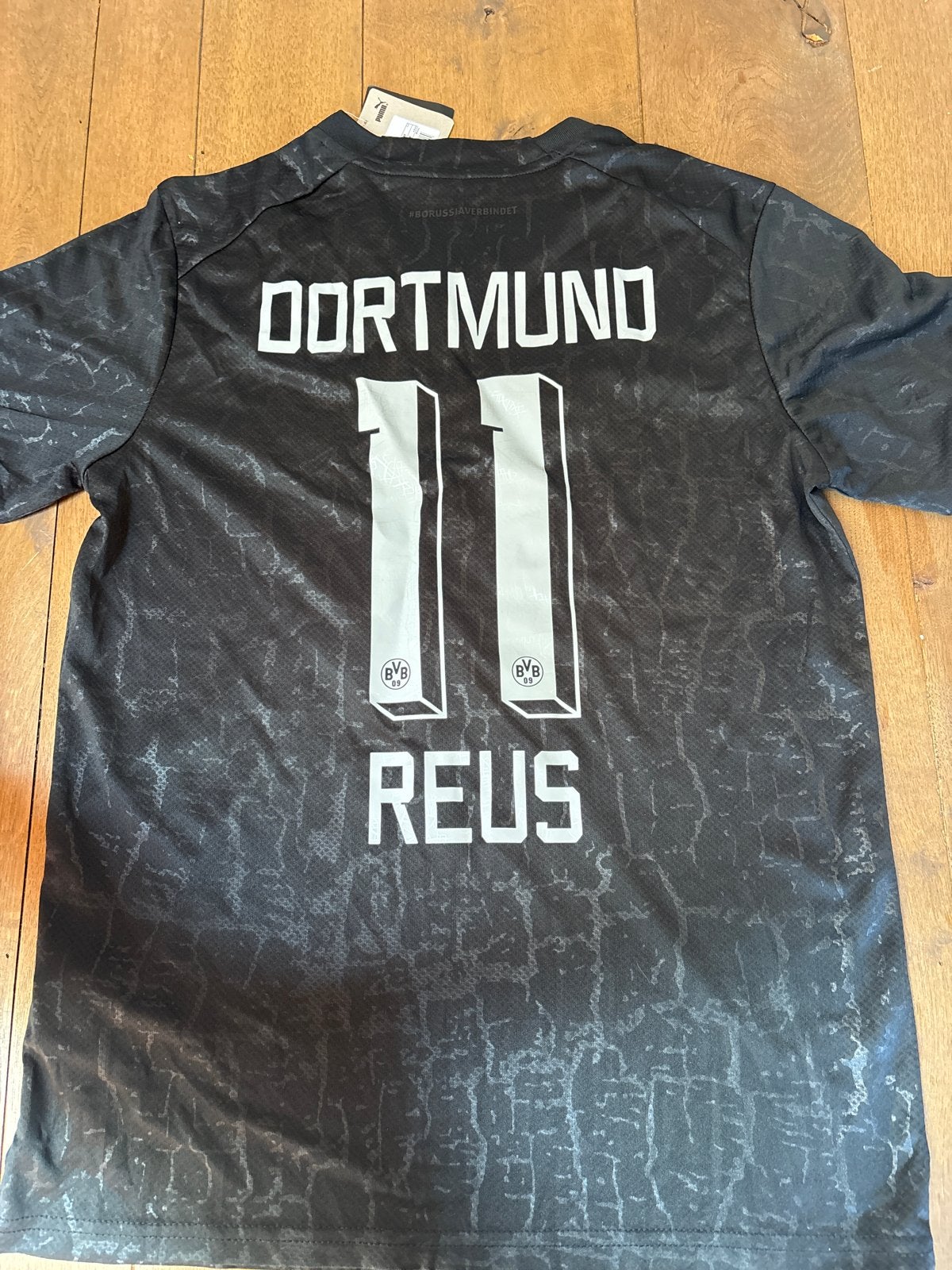 Borussia Dortmund Uitshirt 2022/2023 - Reus #11, Maat 48/50 (M), Zwart, Nieuw, Ophalen of Verzenden