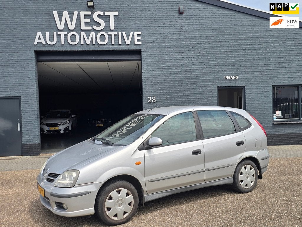 Nissan Almera Tino 1.8 Visia, Auto's, Nissan, 4 cilinders, Almera Tino, Origineel Nederlands, Bedrijf