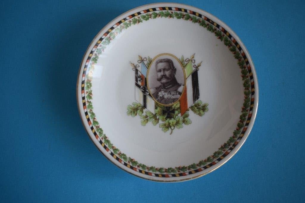 militaria Duits schaaltje van Von Hindenburg, Verzamelen, Verzenden, Overige soorten, Duitsland, Overige typen