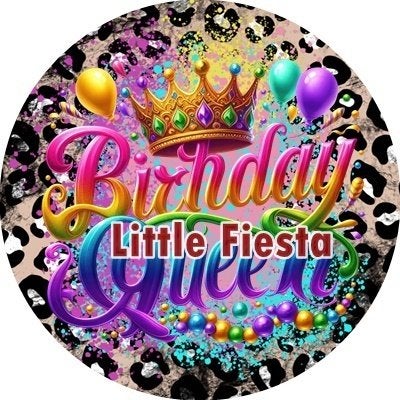 lf1101 icing frosting birthday queen 20cm eetbare print, Ophalen of Verzenden, Nieuw, Taarten, Versiering