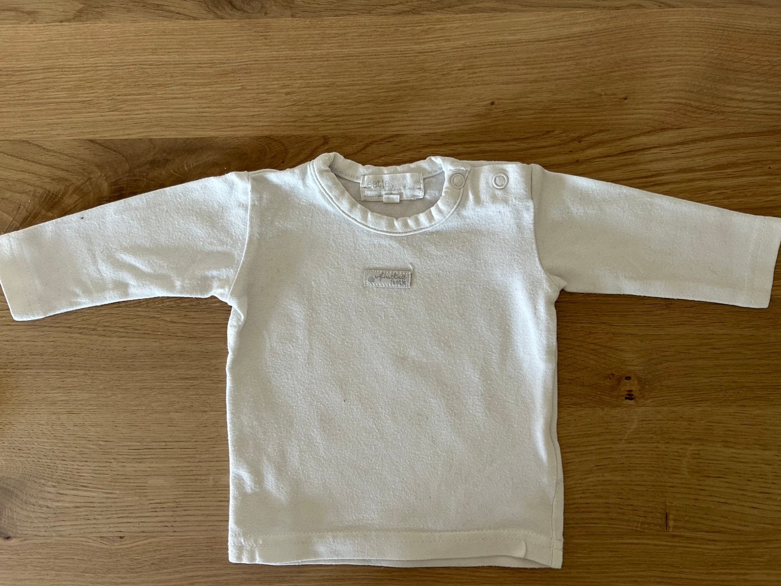 Wit shirtje Feetje - maat 50, Ophalen of Verzenden, Gebruikt, Jongetje of Meisje, Shirtje of Longsleeve