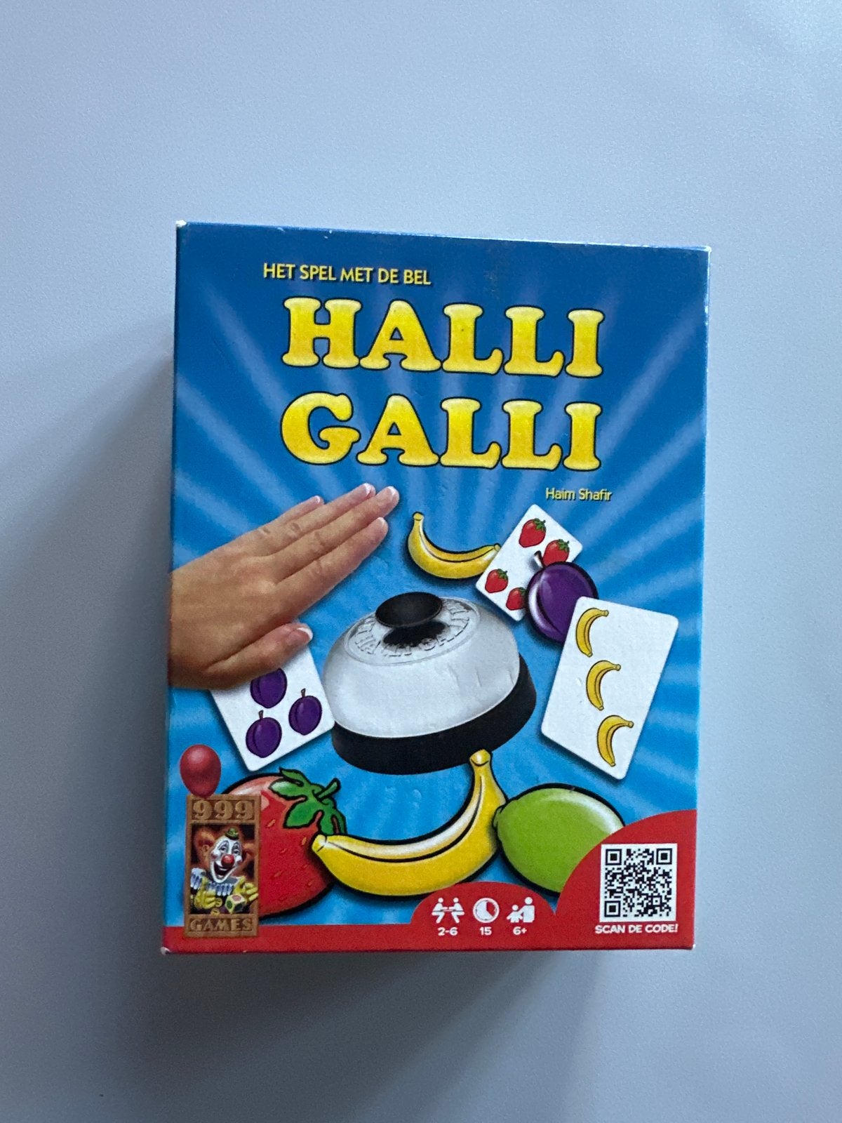 Halli Galli Spel - Het Snelle Fruitspel met de Bel, Drie of vier spelers, Ophalen, Gebruikt