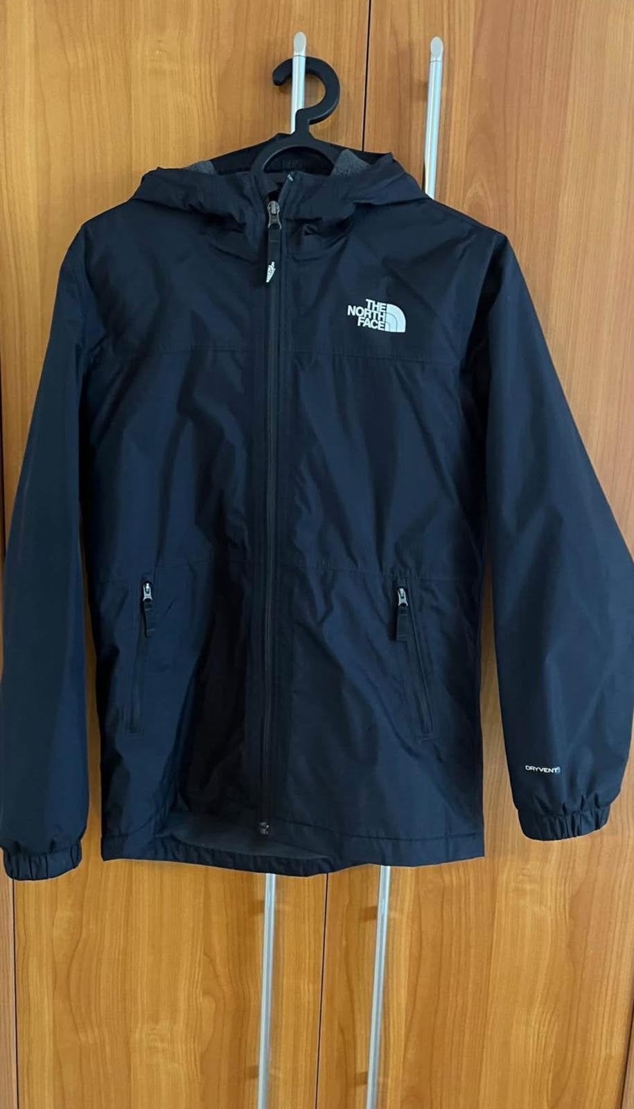 The North Face DryVent Jas Zwart - Maat L/G (Jongens), Ophalen, Zo goed als nieuw, Jongen