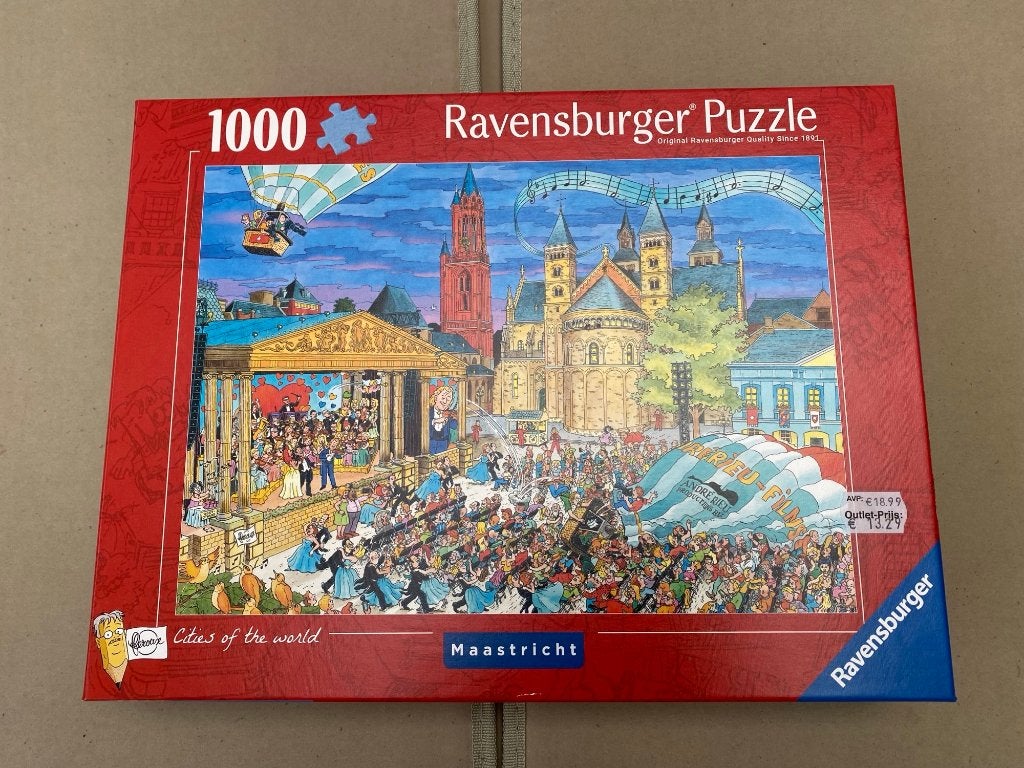 Ravensburger puzzel - Maastricht, Ophalen, 500 t/m 1500 stukjes, Zo goed als nieuw, Legpuzzel