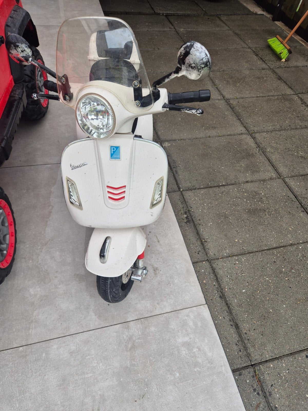 Vespa Ciao kinder scooter - Wit, Fietsen en Brommers, Ophalen of Verzenden, Gebruikt
