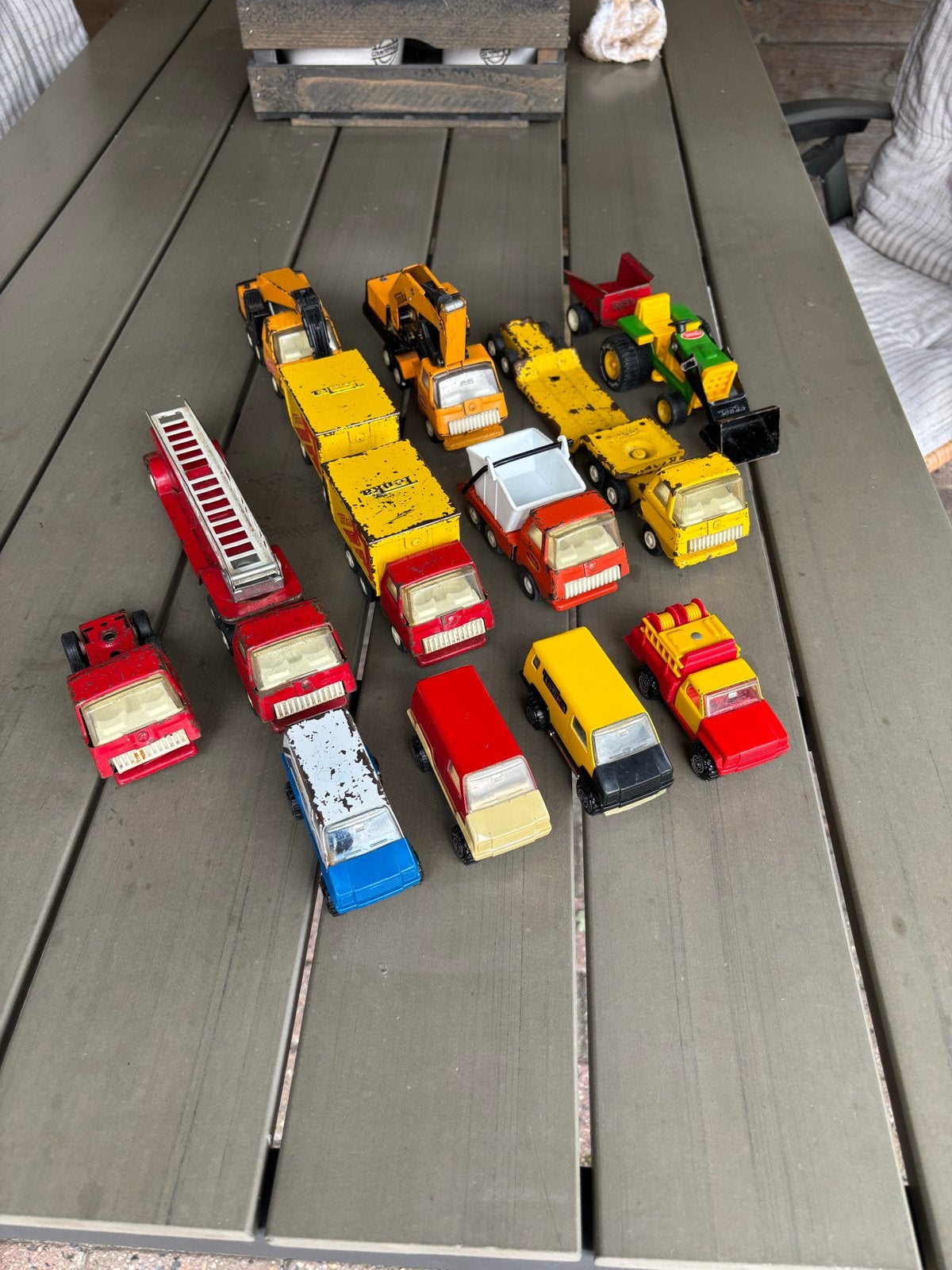 Vintage Tonka speelgoedvoertuigen - Diverse modellen, Verzamelen, Ophalen of Verzenden, Gebruikt