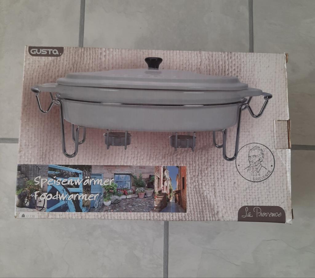 Nieuwe Gusta Speisenwärmer / Foodwarmer - La Provence, Ophalen, Overige materialen, Nieuw, Schaal of Schalen
