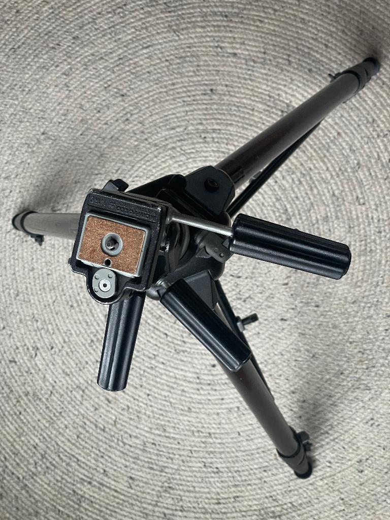 Statief Manfrotto model 075 met kop model 141 RC, Ophalen, 175 cm of meer, Driepoot