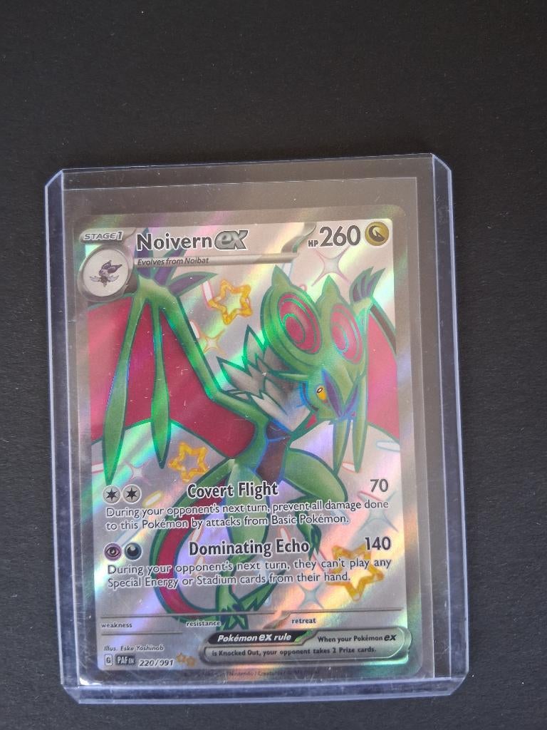 Noivern EX 220/091 (Paldean Fates) NM, Ophalen of Verzenden, Nieuw, Losse kaart, Foil