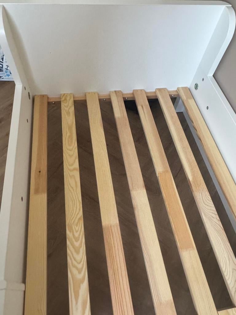 Ikea meegroeibed zgan, Ophalen, Zo goed als nieuw, 180 cm of meer, 70 tot 85 cm