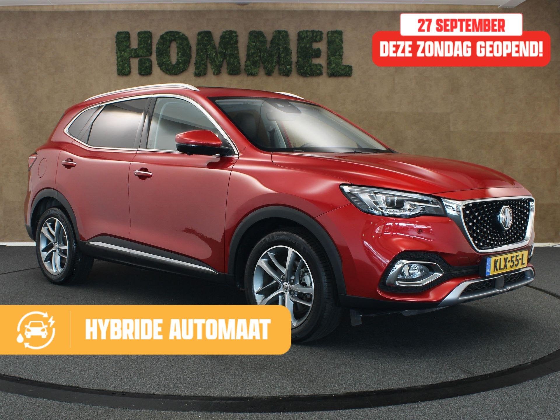 MG EHS 1.5 TGDI Luxury - PLUG IN HYBRIDE - LEDEREN BEKLEDING, Auto's, Gebruikt, 4 cilinders, 258 pk, Bedrijf