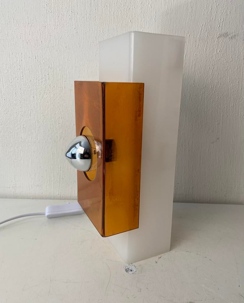 Space Age wandlamp van plexiglas, Ophalen of Verzenden, Huis en Inrichting