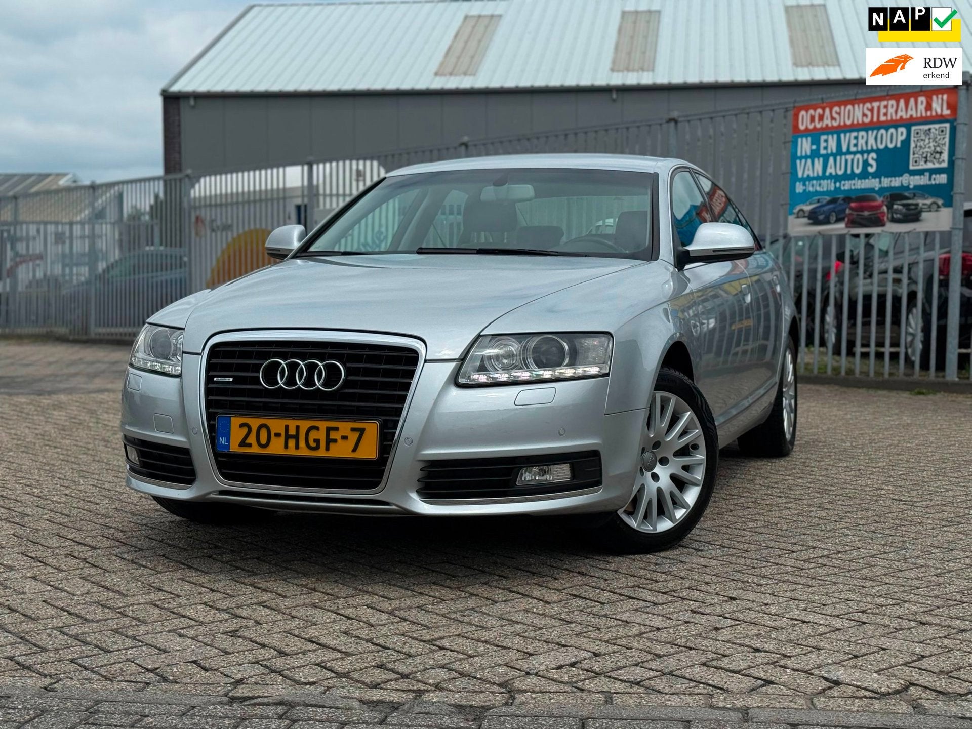 Audi A6 Limousine 3.0 TFSI quattro Pro Line#Aut#Nap#1eEigena, Auto's, Euro 5, Gebruikt, Automatische klimaatregeling, Bedrijf