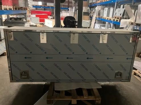 RVS 2 mm hoogglans kist 2200x650x950 BxDxH, Ophalen, Nieuw