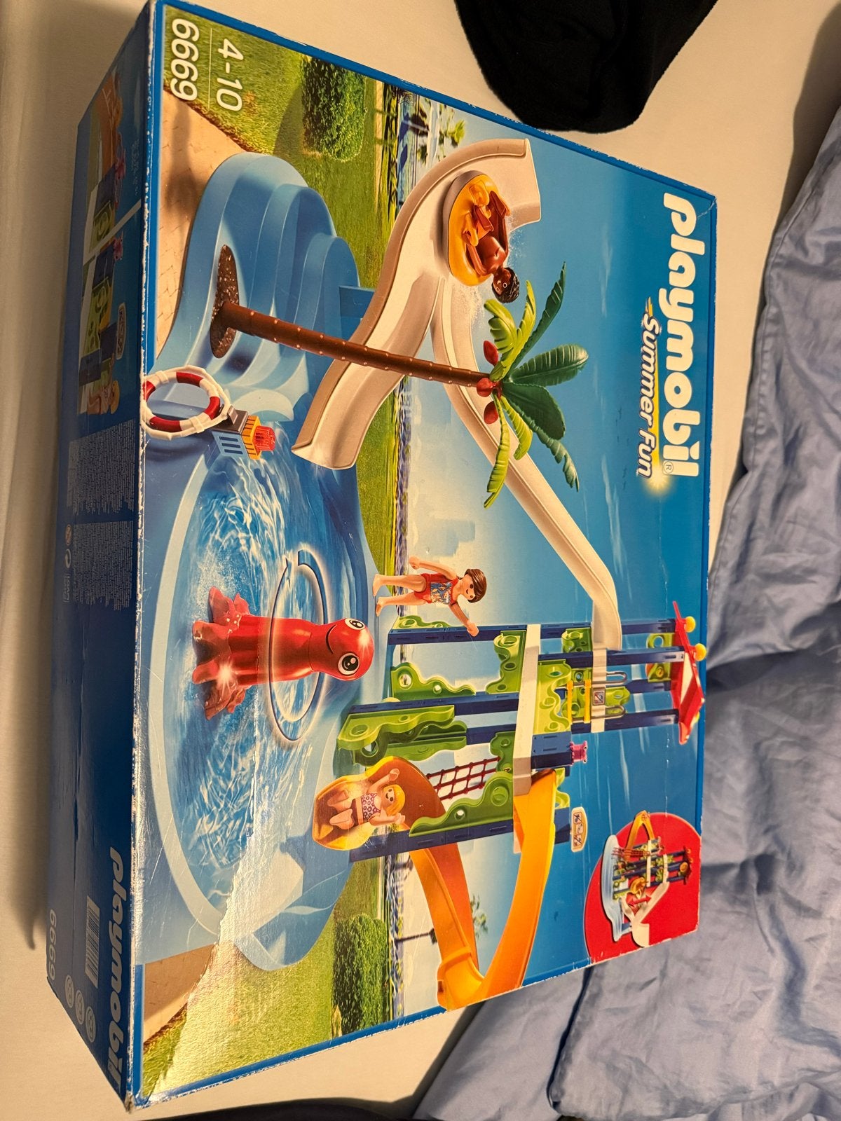 Playmobil Summer Fun Waterpark met glijbanen (6669), Ophalen of Verzenden, Gebruikt, Complete set