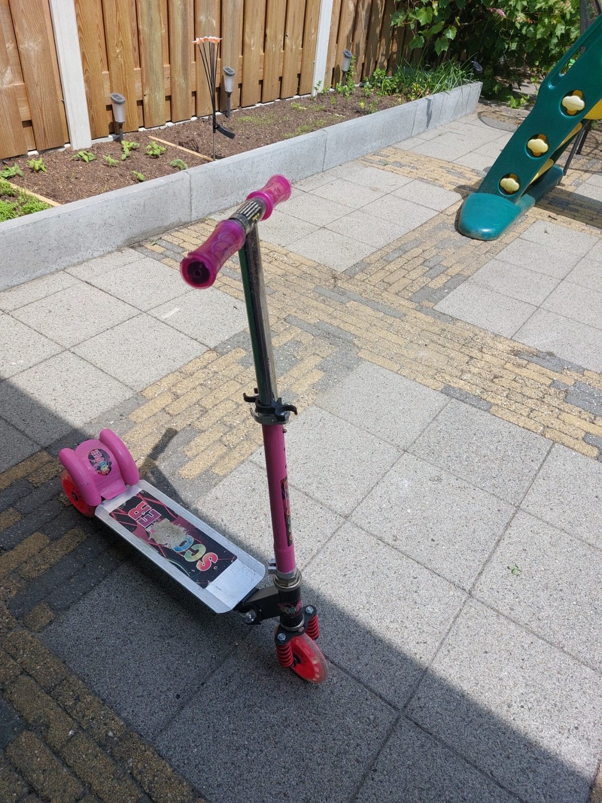 Roze kinderstep - Gebruikt, Ophalen of Verzenden, Gebruikt, Gewone step