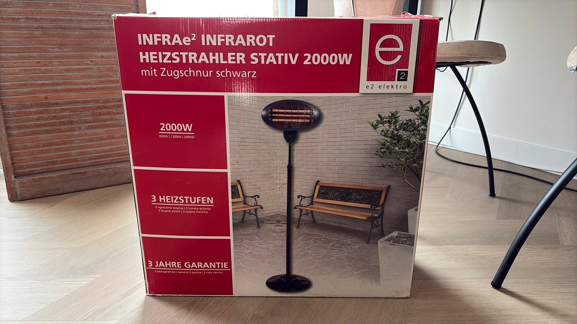 Infrarood terrasverwarming, Tuin en Terras, Terrasverwarmers, Ophalen, Zo goed als nieuw
