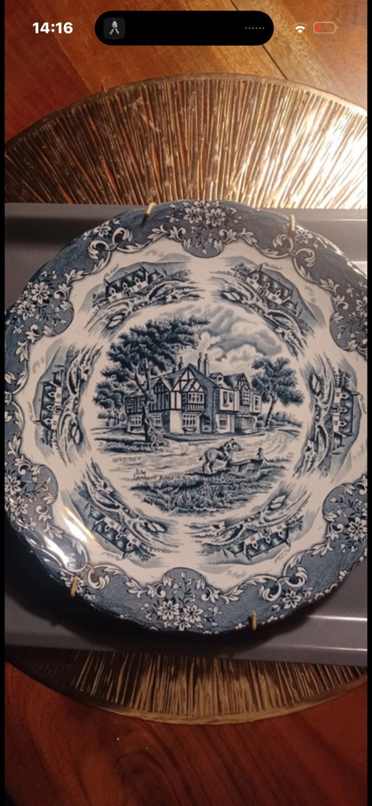 Vintage Grindley English Country  Inns wandbord, Antiek en Kunst, Ophalen of Verzenden