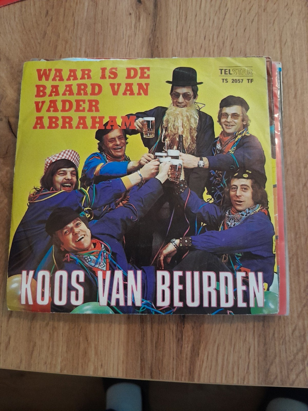 koos van beurden 7 inch wie gaat in ,t zakkie blazen, Ophalen of Verzenden, Zo goed als nieuw, Nederlandstalig