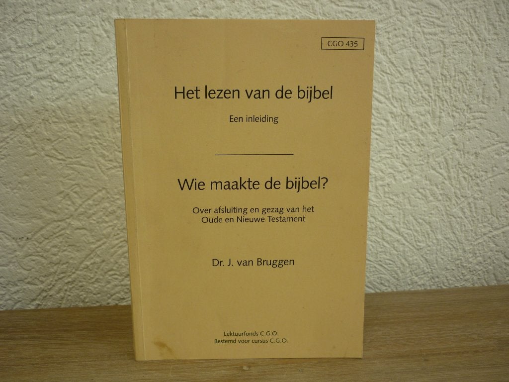 Dr. J. van bruggen - het lezen van de bijbel - Een inleiding, Boeken, Ophalen of Verzenden, Gelezen, Christendom | Protestants