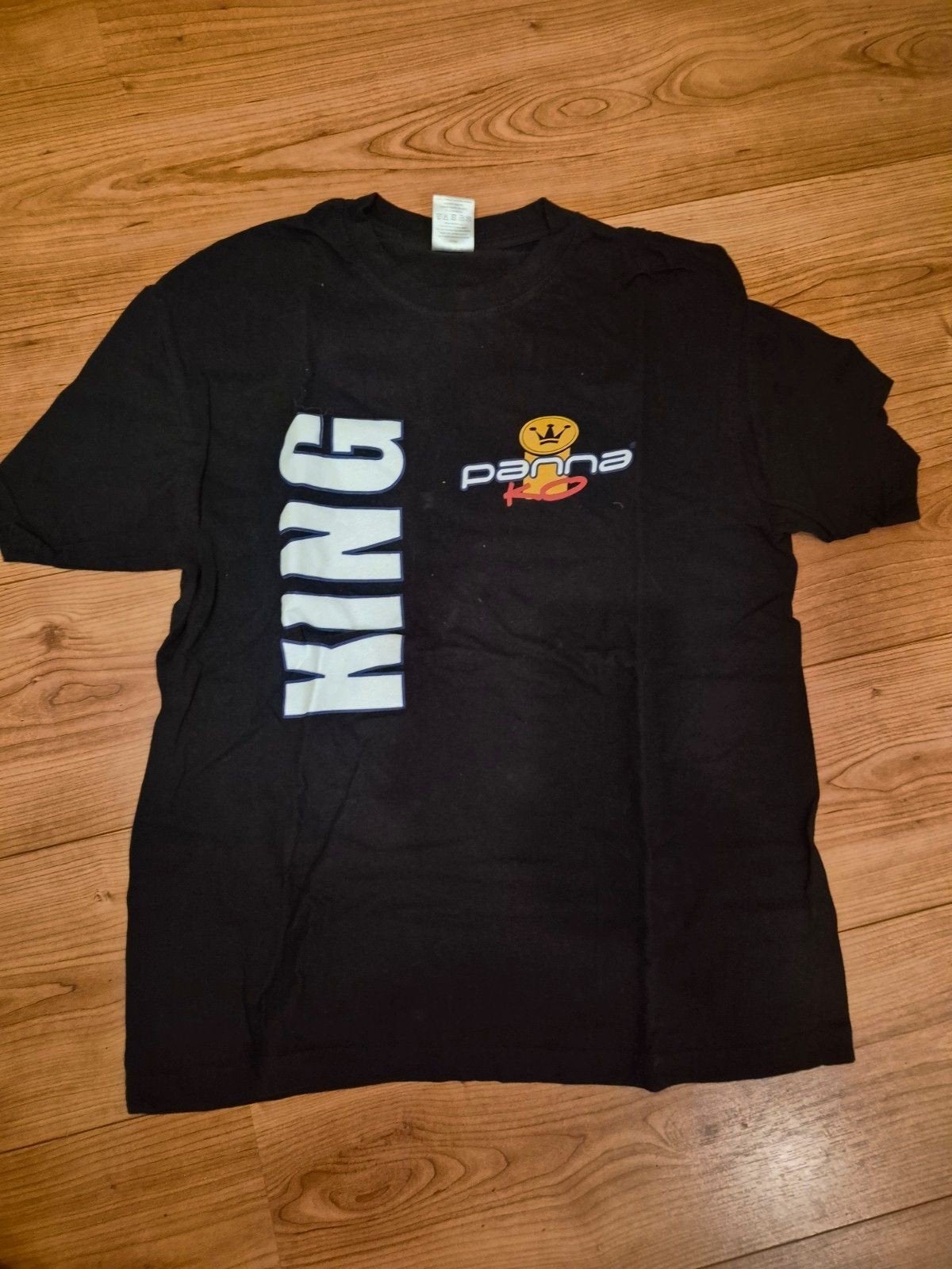 Panna Knock Out King T-shirt Zwart Maat L, Maat 52/54 (L), Ophalen of Verzenden, Gedragen, Panna Knock Out