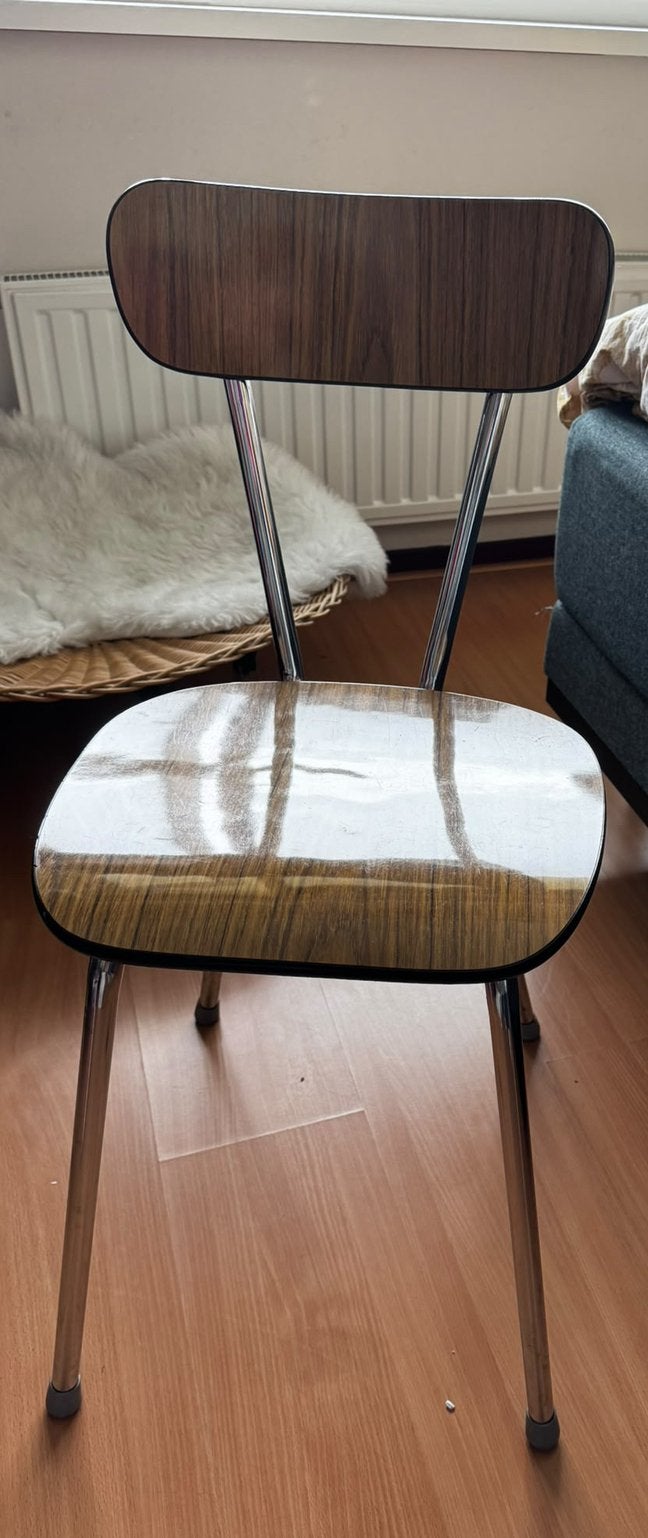 Verschillende formica stoelen Afhalen, Huis en Inrichting, Overige materialen, Gebruikt, Overige kleuren, Zestiger/zeventiger jaren.