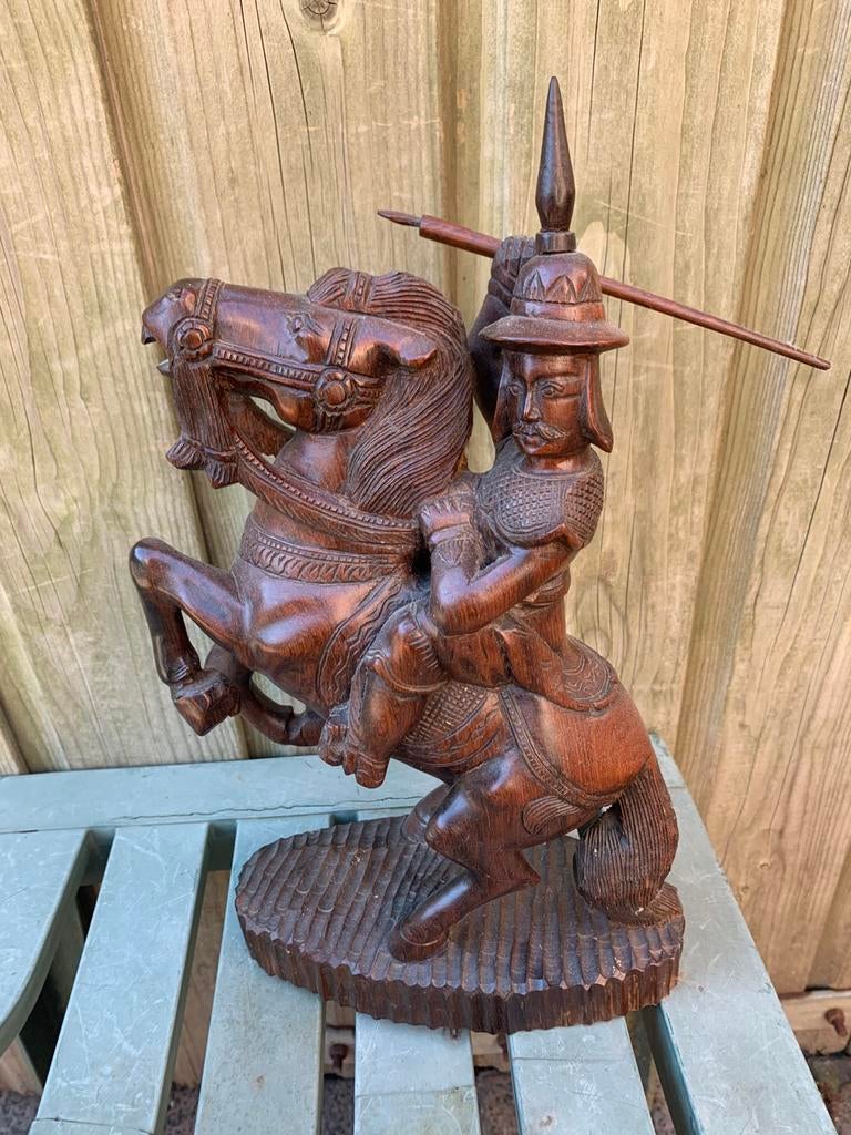 Oud Houten beeld Japans ?, Antiek en Kunst, Kunst | Niet-Westerse kunst, Verzenden