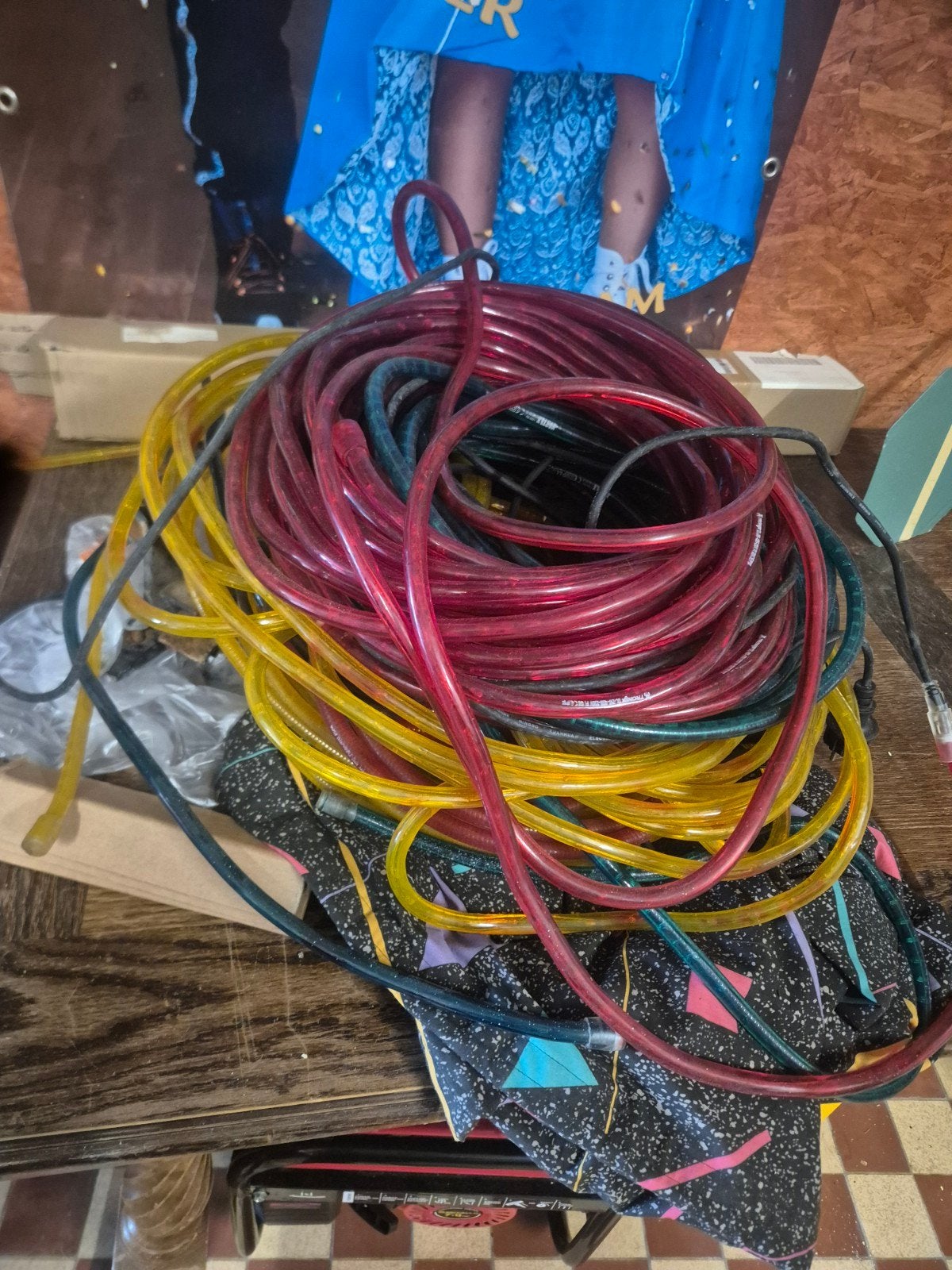 Lichtslang Rood, Geel en Groen - Diverse Kleuren, Huis en Inrichting, Ophalen, Gebruikt, Meerkleurig