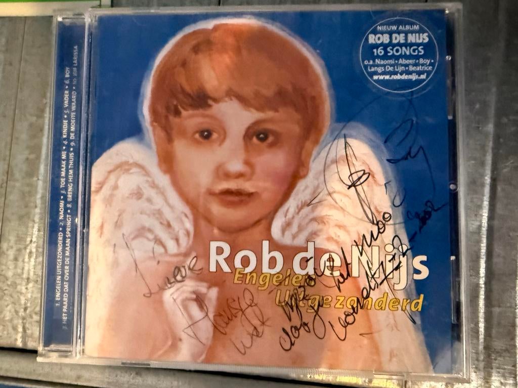 Gesigneerde cd Rob de Nijs - Engelen Uitgezonderd, Ophalen of Verzenden, Gebruikt