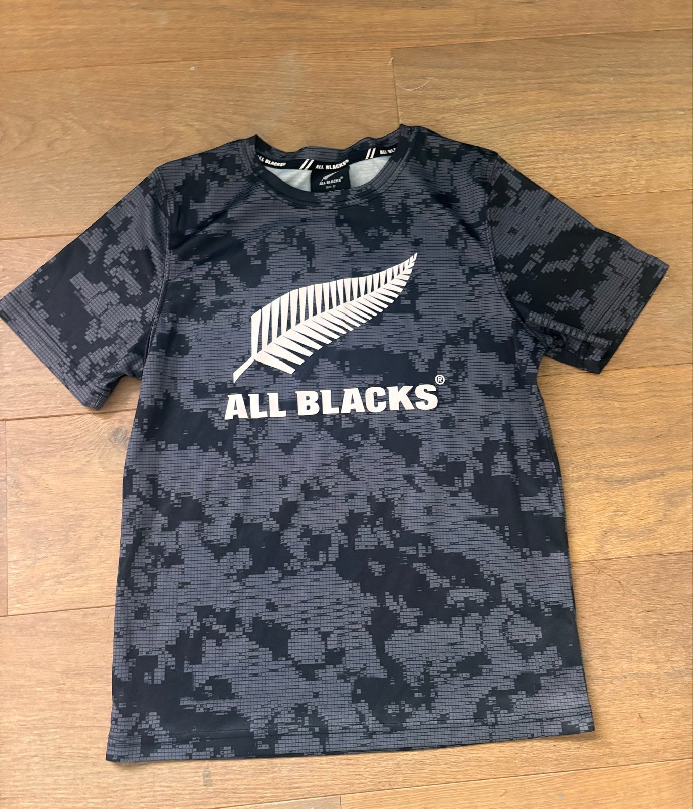 All Blacks T-shirt - Maat 12 (150-160cm), Ophalen of Verzenden, Zo goed als nieuw, Overige maten, Zwart