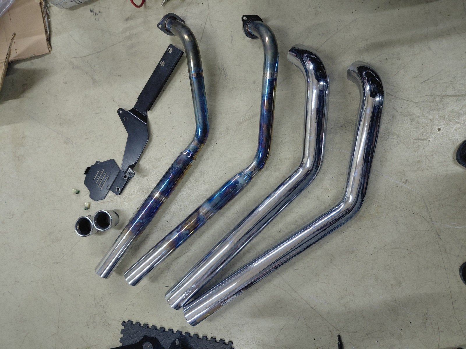 Cobra uitlaat Suzuki Intruder M1800R - Compleet systeem, Motoren, Ophalen of Verzenden, Gebruikt