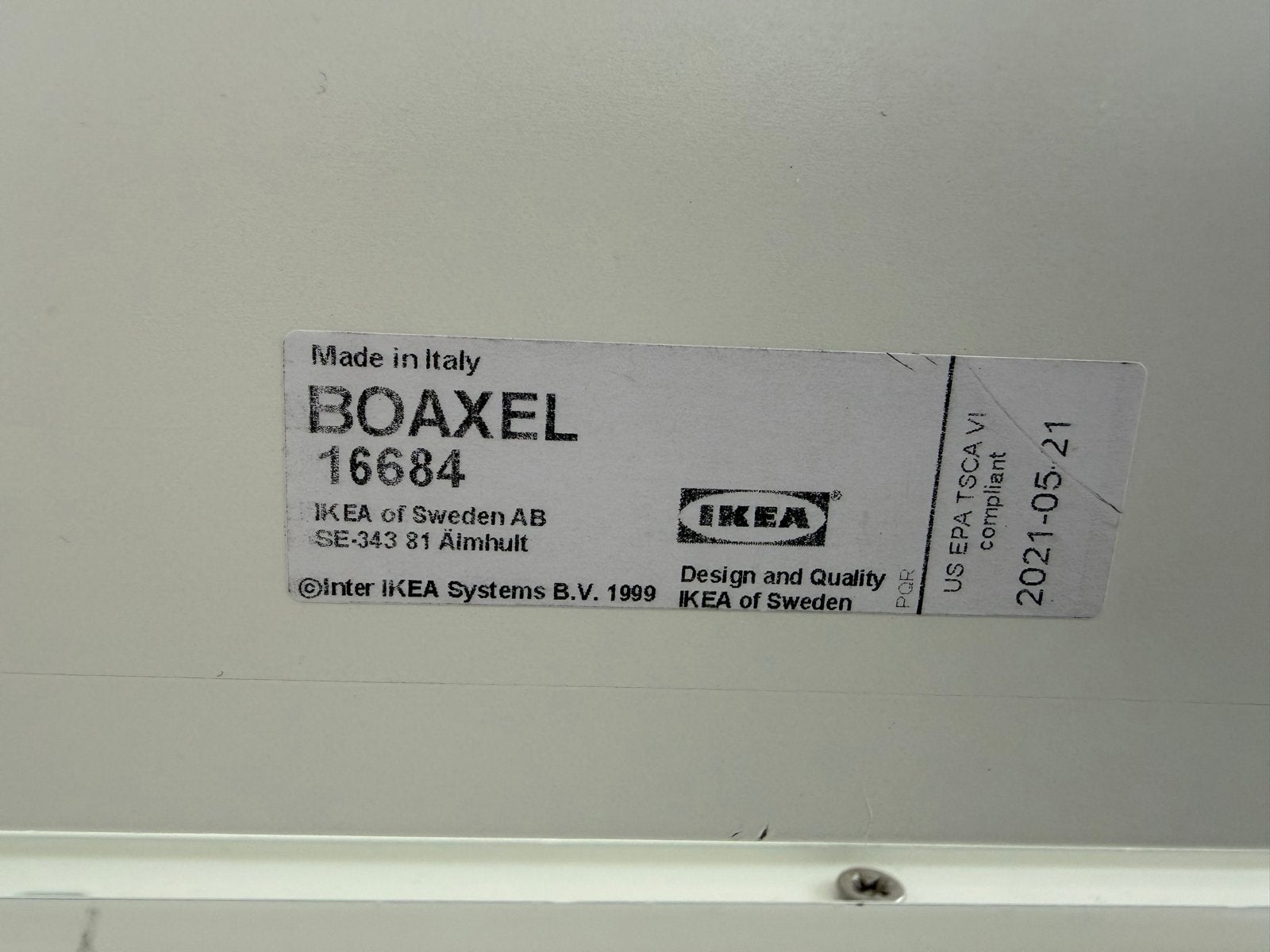 IKEA Boaxel kastsysteem 3x80 cm breed met planken en lades, Huis en Inrichting, Kasten | Kledingkasten, Gebruikt, 200 cm of meer