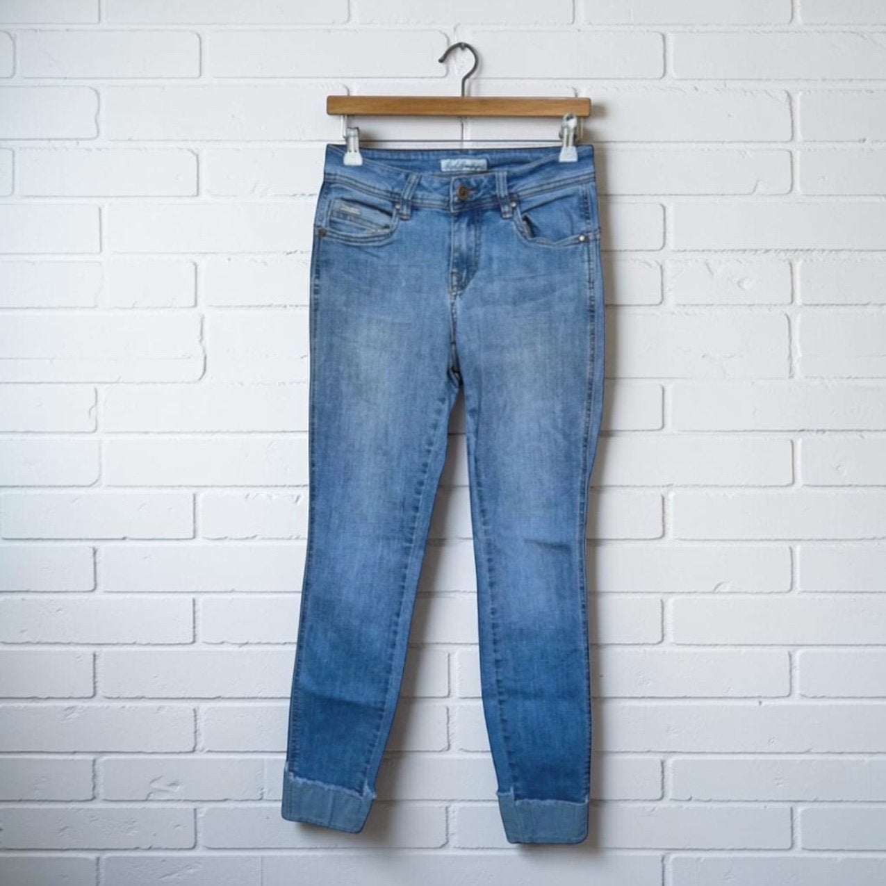 Red Button Jeans Maat 34 Lichtblauw Lulu Skinny, Kleding | Dames, Spijkerbroeken en Jeans, Rb, Zo goed als nieuw, W27 (confectie 34) of kleiner