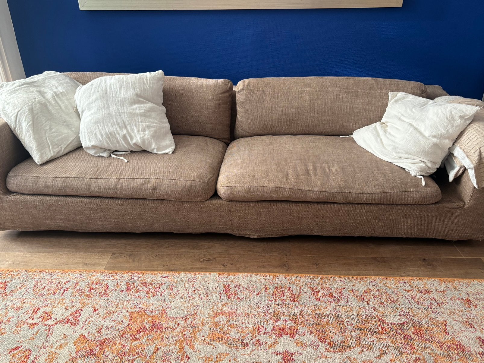 Bank gratis ophalen, Ophalen, 250 tot 300 cm, Gebruikt, Driepersoons
