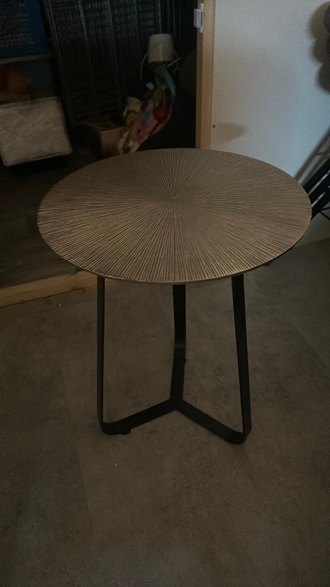 Bijzet tafel, Huis en Inrichting, Minder dan 55 cm, Gebruikt, Rond, Ophalen