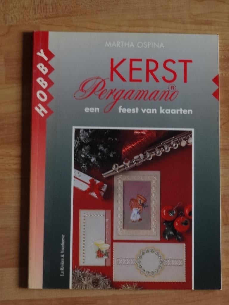 Kerst pergamano een feest van kaarten-Martha Ospina, Ophalen of Verzenden, Zo goed als nieuw, Kerst, Overige typen