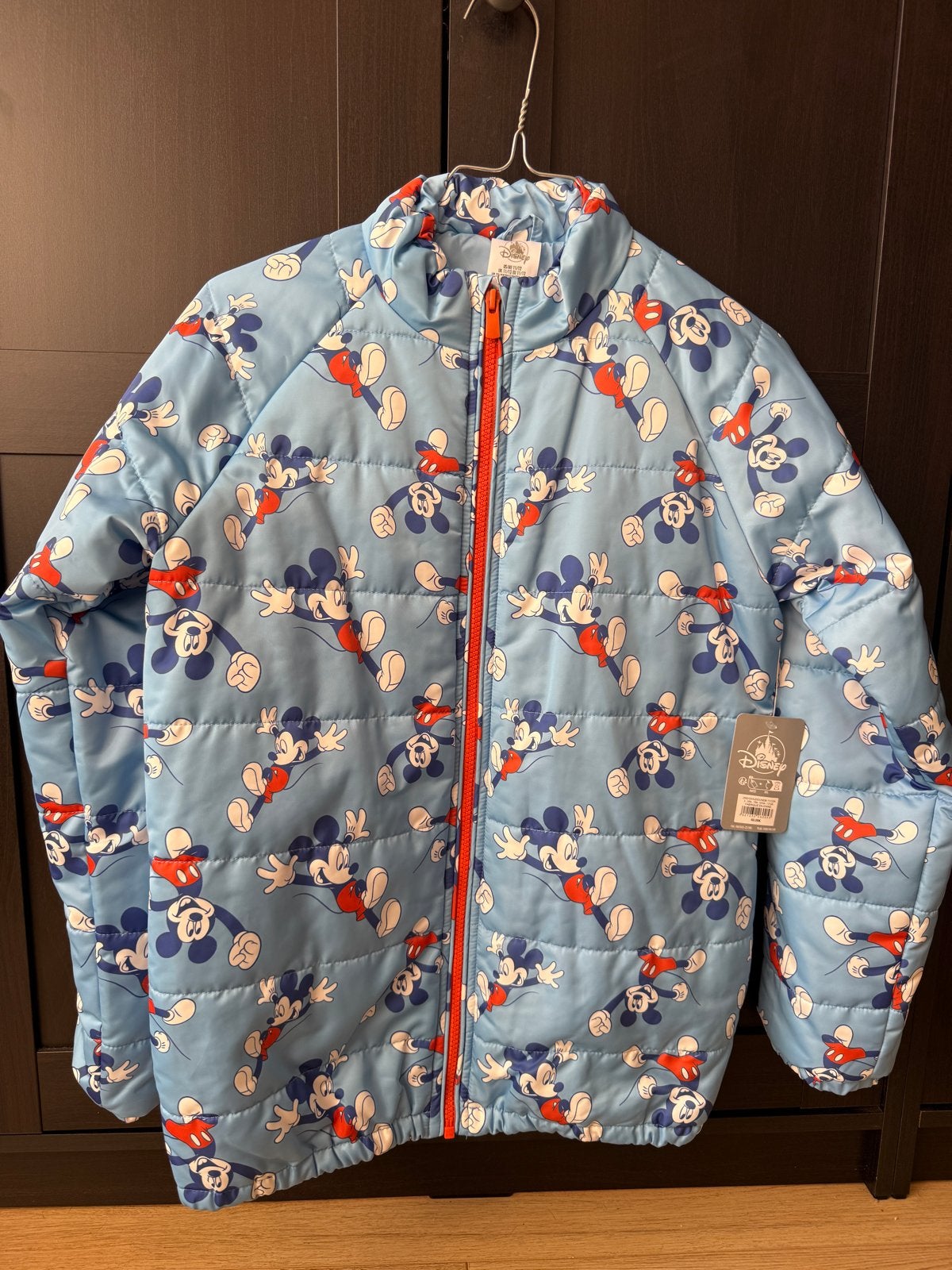 Nieuwe Disney Mickey Mouse jas - Lichtblauw, maat 11/12 jaar, Ophalen of Verzenden, Nieuw, Jongen of Meisje, Jas